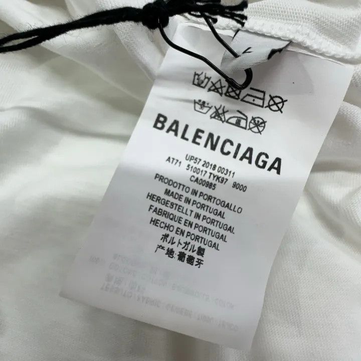 Balenciaga Balenciaga Logo Print Casual Short Sleeve T-Shirt Size US L / EU 52-54 / 3 - 5 Thumbnail