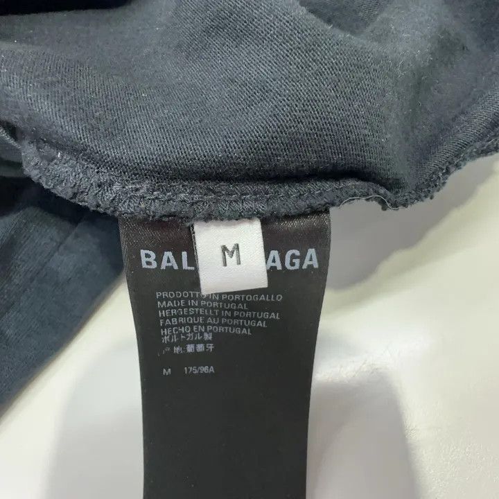 Balenciaga Balenciaga SS22 Maison Distressed Logo T-Shirt Size US M / EU 48-50 / 2 - 4 Thumbnail