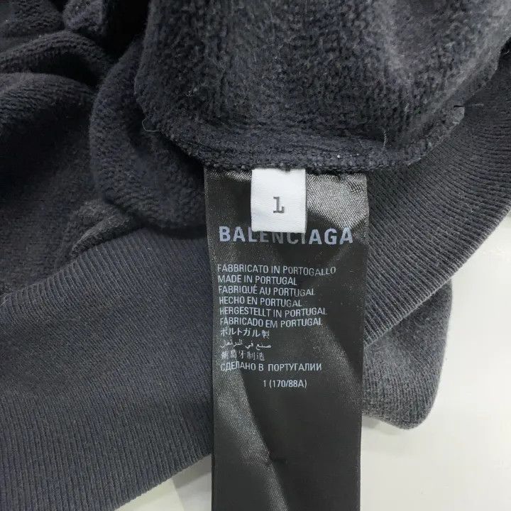 Balenciaga Balenciaga Color Hooded Long Sleeve Sweatshirt Size US M / EU 48-50 / 2 - 5 Thumbnail