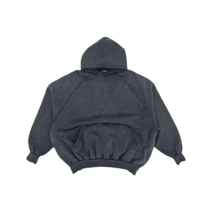 Balenciaga Balenciaga Color Hooded Long Sleeve Sweatshirt Size US M / EU 48-50 / 2 - 2 Thumbnail
