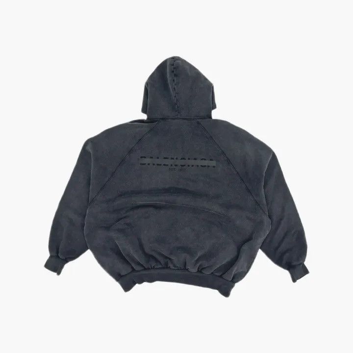 Balenciaga Balenciaga Color Hooded Long Sleeve Sweatshirt Size US M / EU 48-50 / 2 - 3 Thumbnail
