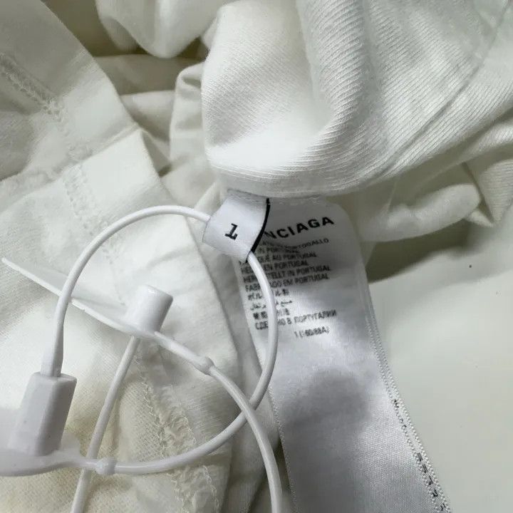 Balenciaga Balenciaga x Adidas Logo Embroidered T-Shirt Size US M / EU 48-50 / 2 - 4 Thumbnail