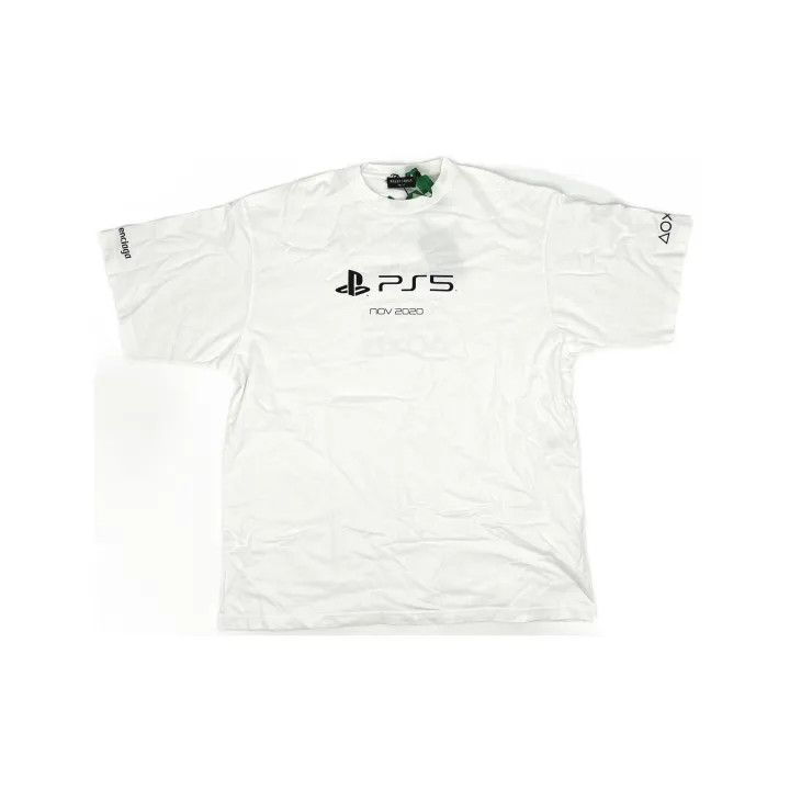 Balenciaga Balenciaga x PlayStation Graphic Short Sleeve T-Shirt Size US M / EU 48-50 / 2 - 2 Thumbnail