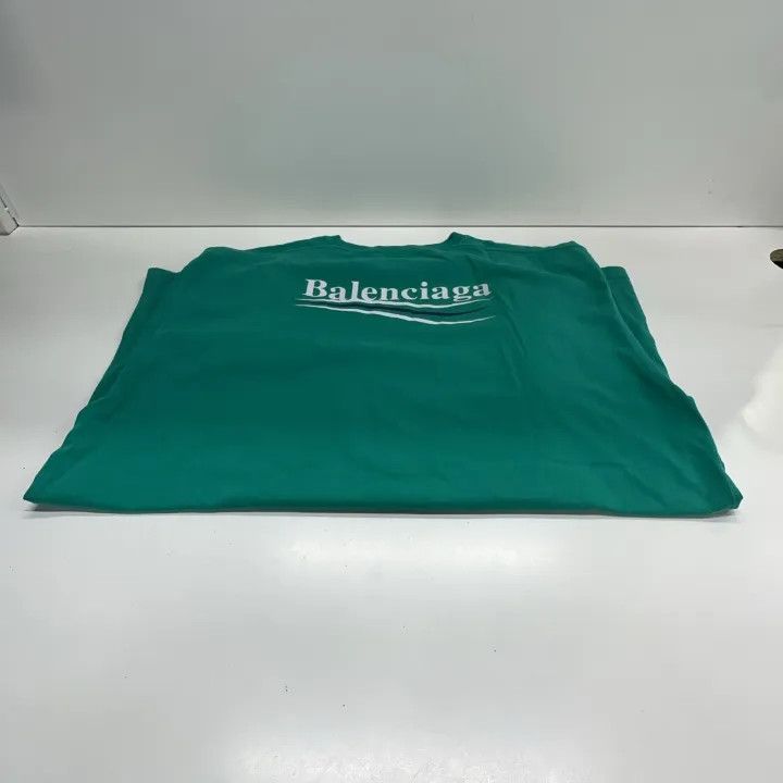 Balenciaga Balenciaga Logo Print Crew Neck T-Shirt Size US M / EU 48-50 / 2 - 9 Thumbnail