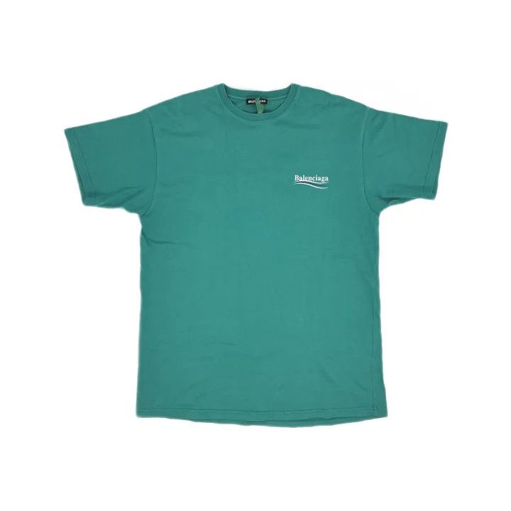 Balenciaga Balenciaga Logo Print Crew Neck T-Shirt Size US M / EU 48-50 / 2 - 2 Thumbnail