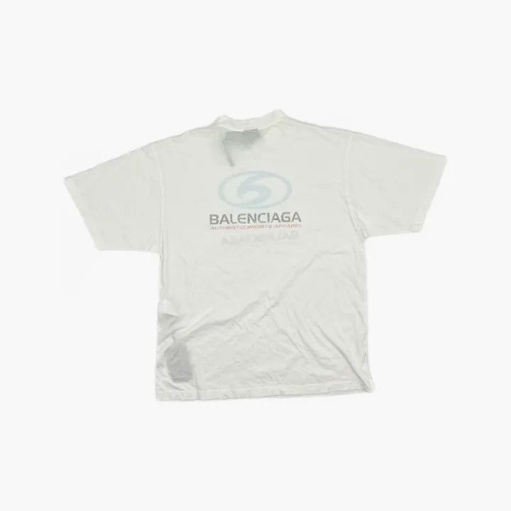 Balenciaga Balenciaga FW23 Distressed Logo T-Shirt Size US S / EU 44-46 / 1 - 3 Thumbnail