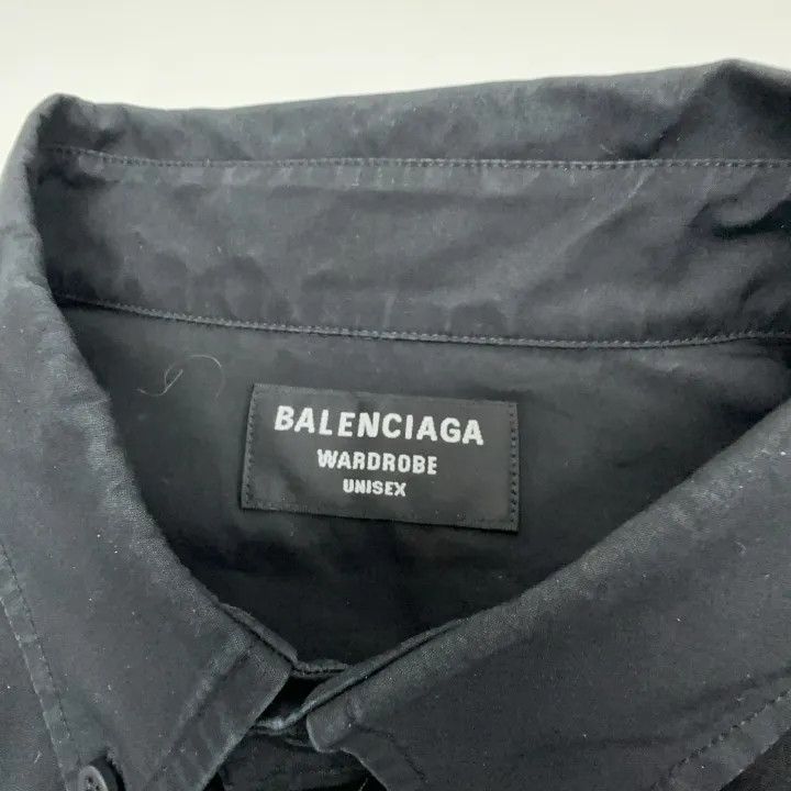 Balenciaga Balenciaga Large Fit Embroidered Long Sleeve Shirt Size US L / EU 52-54 / 3 - 5 Thumbnail