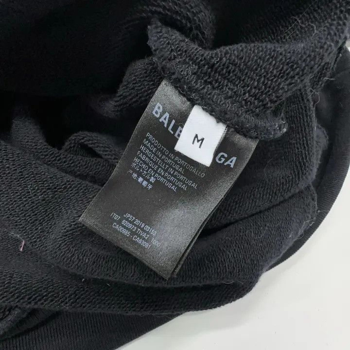 Balenciaga Balenciaga Black Logo Print Casual Hoodie Size US M / EU 48-50 / 2 - 4 Thumbnail
