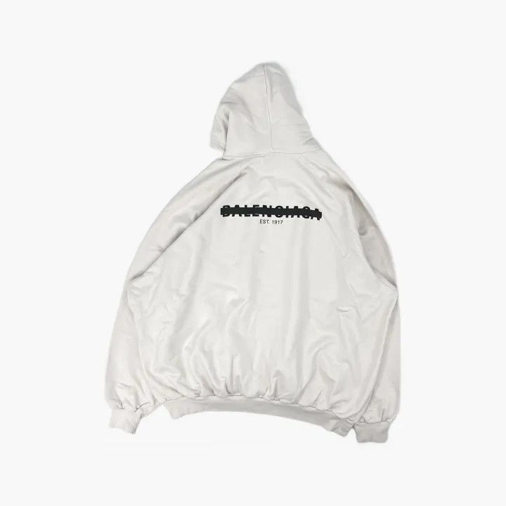 Balenciaga Balenciaga Logo Hoodie for Men in Off-White Size US M / EU 48-50 / 2 - 3 Thumbnail