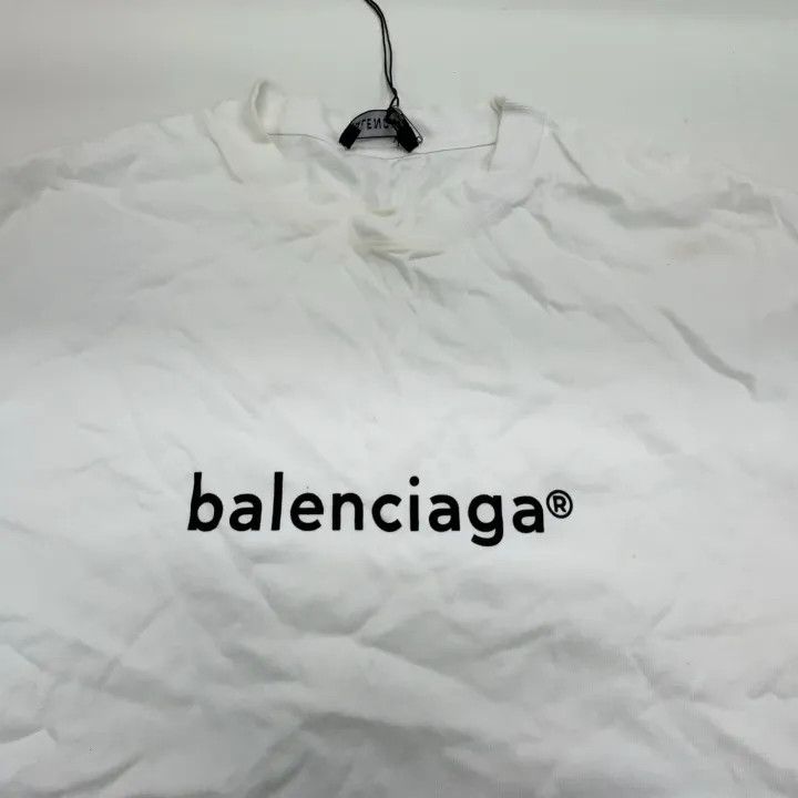 Balenciaga Balenciaga Logo Print Comfortable Short Sleeve T-Shirt Size US S / EU 44-46 / 1 - 7 Thumbnail