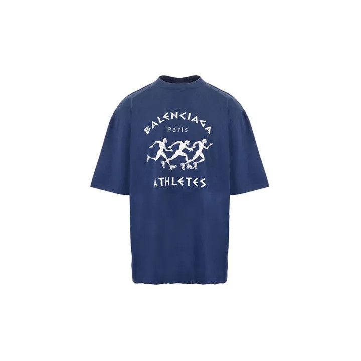 Balenciaga Balenciaga SS21 Marathon Logo Print T-Shirt Size US XS / EU 42 / 0 - 2 Thumbnail