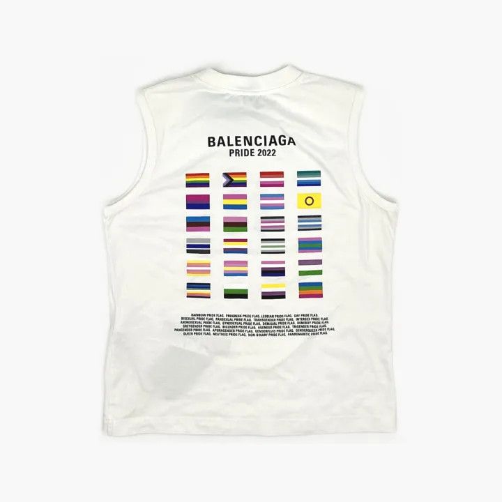 Balenciaga Balenciaga FW22 Sleeveless Logo Tank Top Size US L / EU 52-54 / 3 - 3 Thumbnail