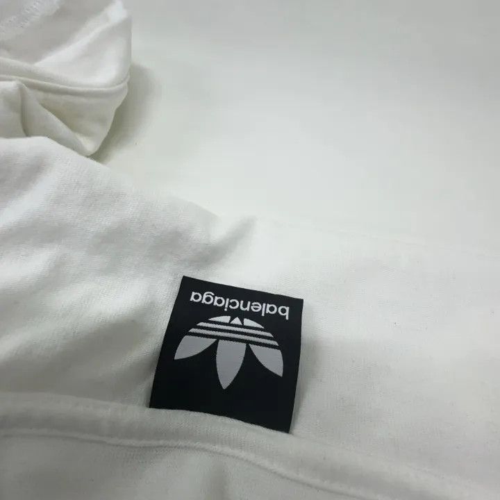 Balenciaga Balenciaga x Adidas Logo Embroidered T-Shirt Size US S / EU 44-46 / 1 - 6 Thumbnail