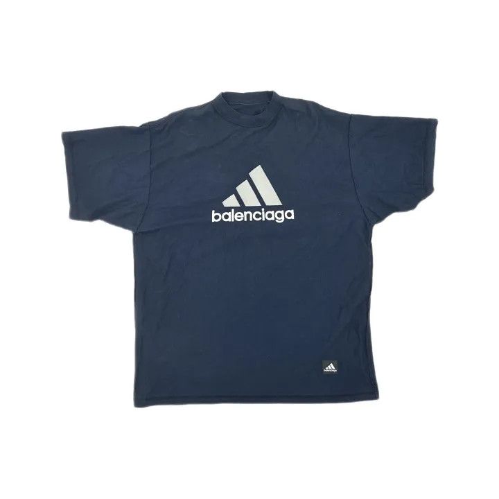 Balenciaga Balenciaga x Adidas Logo T-Shirt for Unisex Size US L / EU 52-54 / 3 - 2 Thumbnail