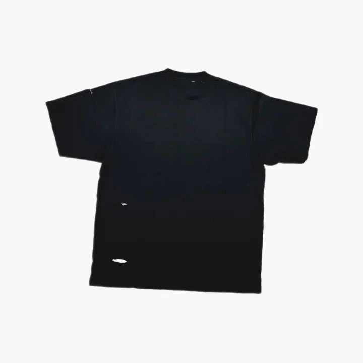 Balenciaga Balenciaga Distressed Logo Crew Neck T-Shirt Size US S / EU 44-46 / 1 - 3 Thumbnail