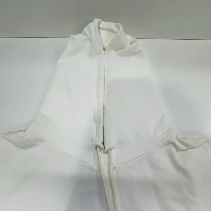 Balenciaga Balenciaga White Logo Hooded Sweatshirt Size US XS / EU 42 / 0 - 6 Thumbnail