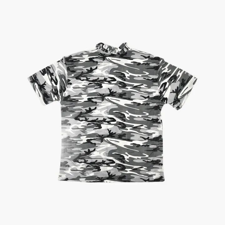 Balenciaga Balenciaga Casual Camouflage Print Short Sleeve Shirt Size US M / EU 48-50 / 2 - 3 Thumbnail