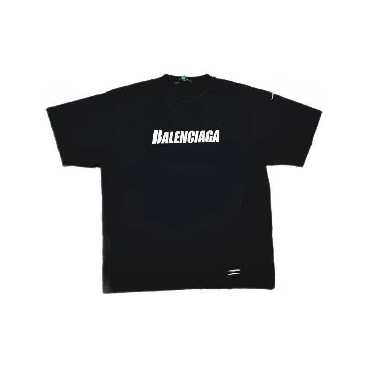Balenciaga Balenciaga Distressed Print Short Sleeve T-Shirt Size US S / EU 44-46 / 1 - 2 Thumbnail