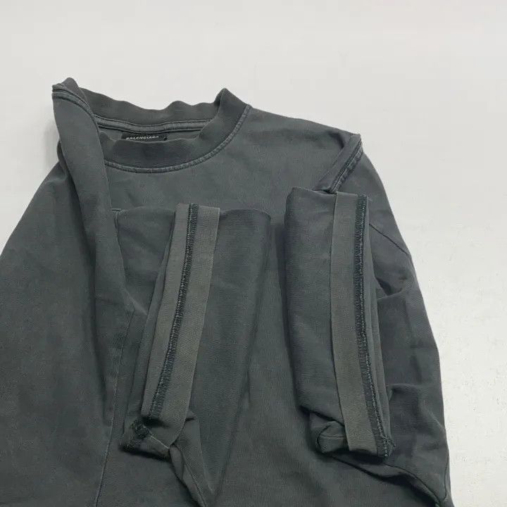 Balenciaga Balenciaga Black XXXL Graphic Short Sleeve T-Shirt Size US XXL / EU 58 / 5 - 7 Thumbnail