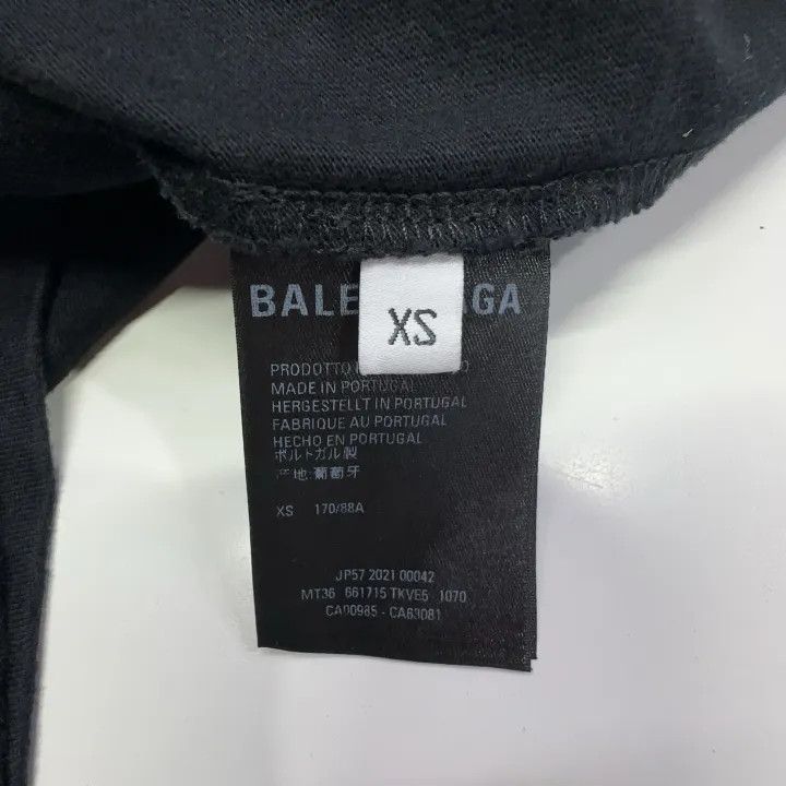 Balenciaga Black Short Sleeve T-Shirt