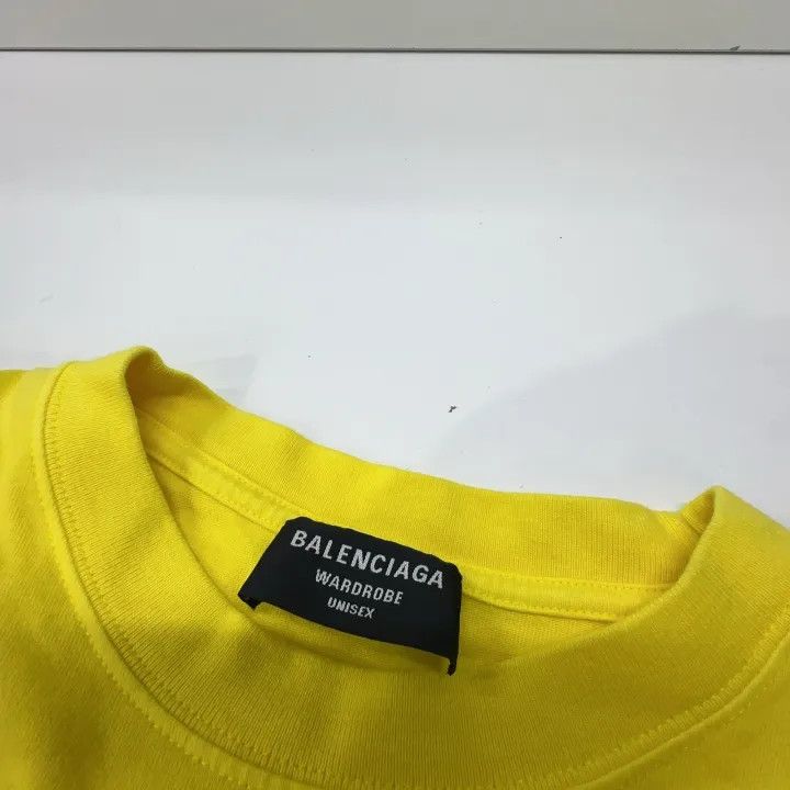 Balenciaga Balenciaga FW21 Logo Vintage Short Sleeve T-Shirt Size US S / EU 44-46 / 1 - 6 Thumbnail