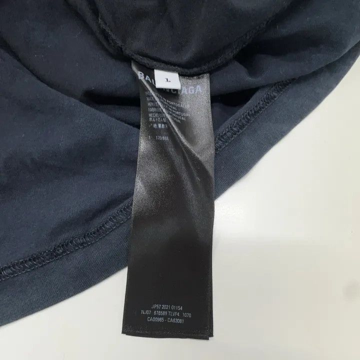 Balenciaga Balenciaga Black Logo Casual Short Sleeve T-Shirt Size US S / EU 44-46 / 1 - 6 Thumbnail