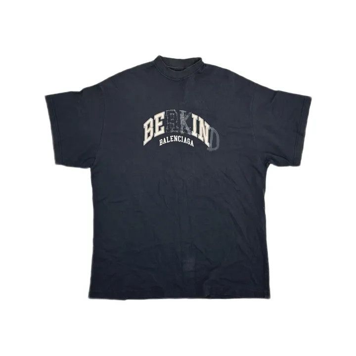 Balenciaga Balenciaga Black Graphic Short Sleeve T-Shirt Size US M / EU 48-50 / 2 - 2 Thumbnail