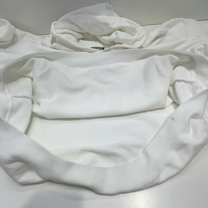 Balenciaga Balenciaga SS23 Logo Print White Hoodie Size US L / EU 52-54 / 3 - 8 Thumbnail