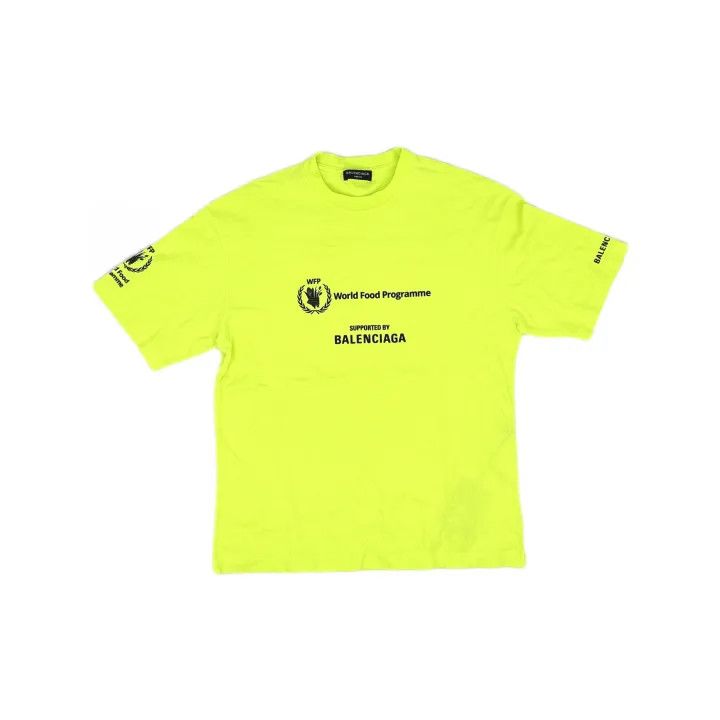 Balenciaga Balenciaga x WFP Logo Print T-shirt for Men Size US S / EU 44-46 / 1 - 2 Thumbnail