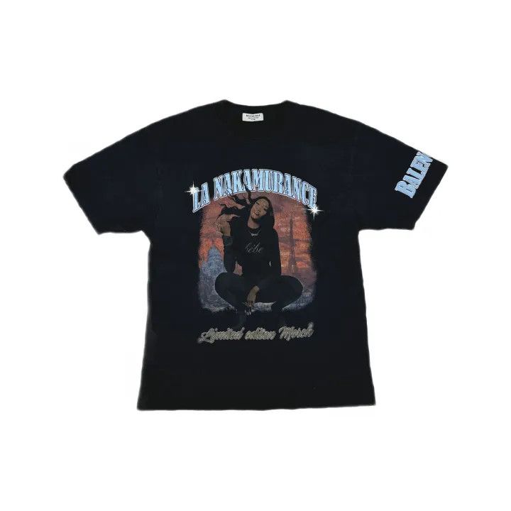 Balenciaga Balenciaga SS22 Music Aya Nakamura Black T-Shirt Size US S / EU 44-46 / 1 - 2 Thumbnail