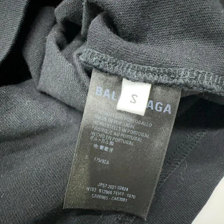 Balenciaga Balenciaga Black Graphic Short Sleeve T-Shirt Size US S / EU 44-46 / 1 - 4 Thumbnail