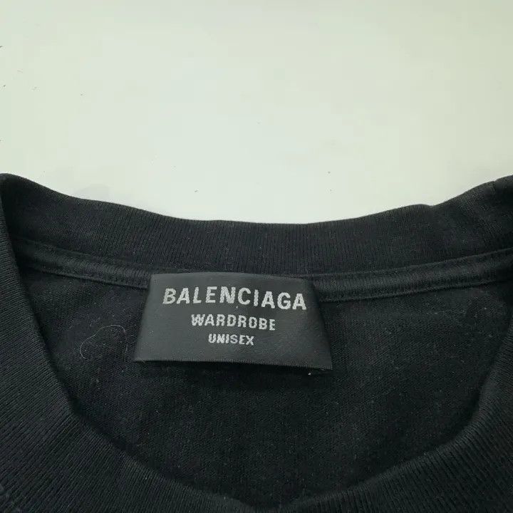 Balenciaga Balenciaga Black Graphic Short Sleeve T-Shirt Size US S / EU 44-46 / 1 - 5 Thumbnail