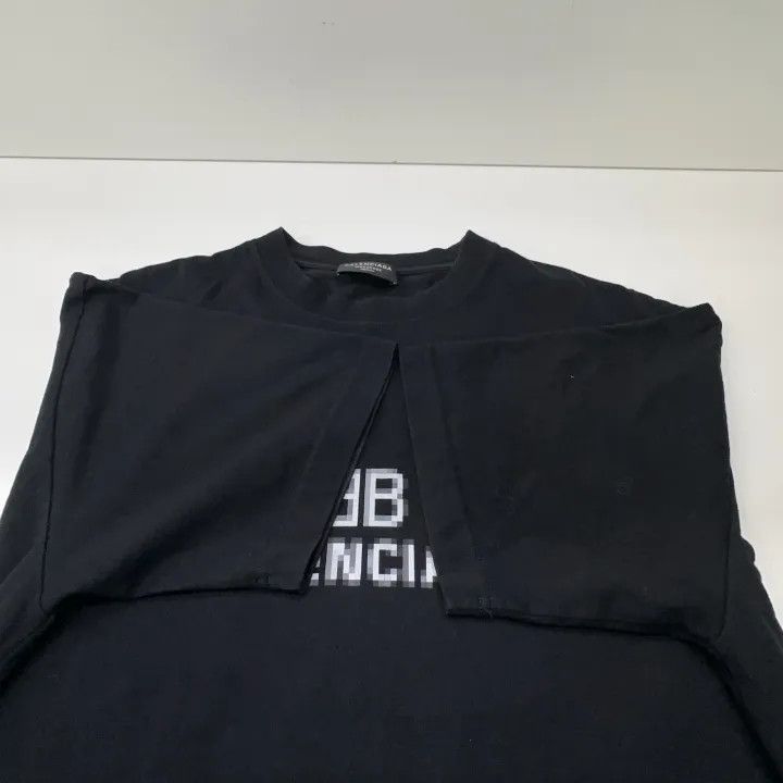 Balenciaga Balenciaga Black Graphic Short Sleeve T-Shirt Size US S / EU 44-46 / 1 - 8 Thumbnail