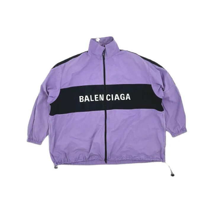 Balenciaga Balenciaga Ladies Logo Print Oversized Jacket Size US S / EU 44-46 / 1 - 2 Thumbnail