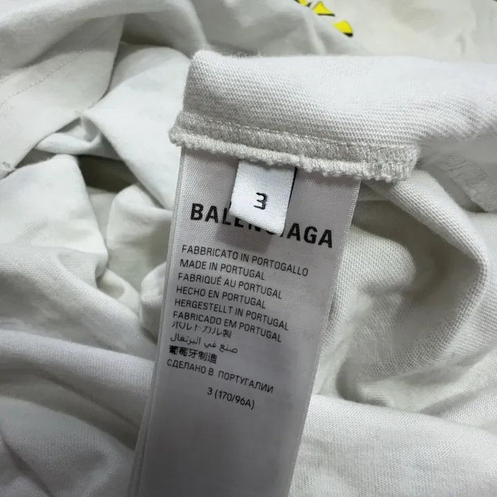 Balenciaga Balenciaga Logo Print Short Sleeve T-Shirt Size US L / EU 52-54 / 3 - 4 Thumbnail