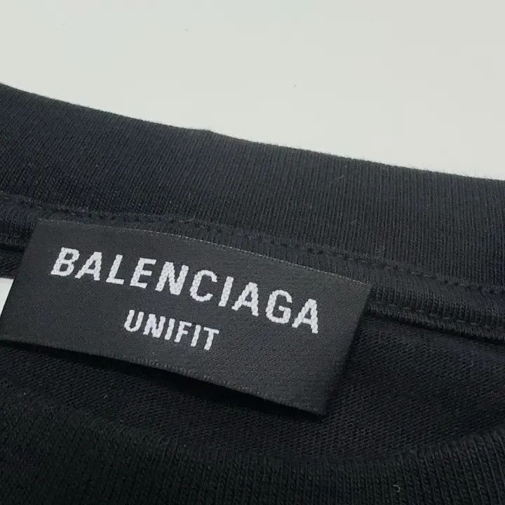Balenciaga Balenciaga Black Distressed Logo T-Shirt Size US S / EU 44-46 / 1 - 6 Thumbnail
