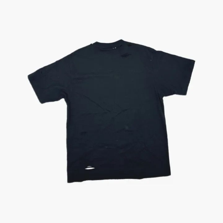 Balenciaga Balenciaga Black Distressed Logo T-Shirt Size US S / EU 44-46 / 1 - 3 Thumbnail