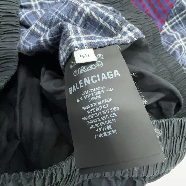 Balenciaga Balenciaga Men's Zip-Up Checkered Jacket Size US L / EU 52-54 / 3 - 5 Thumbnail