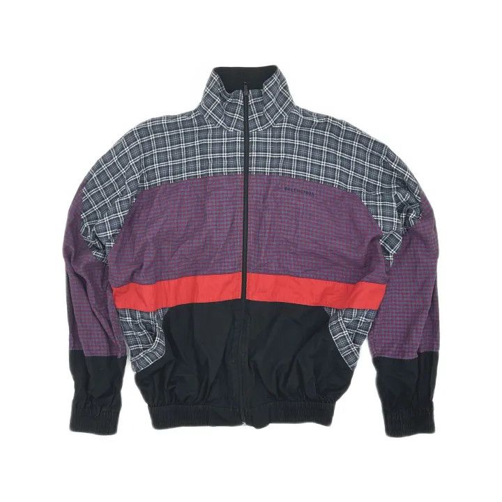 Balenciaga Balenciaga Men's Zip-Up Checkered Jacket Size US L / EU 52-54 / 3 - 2 Thumbnail