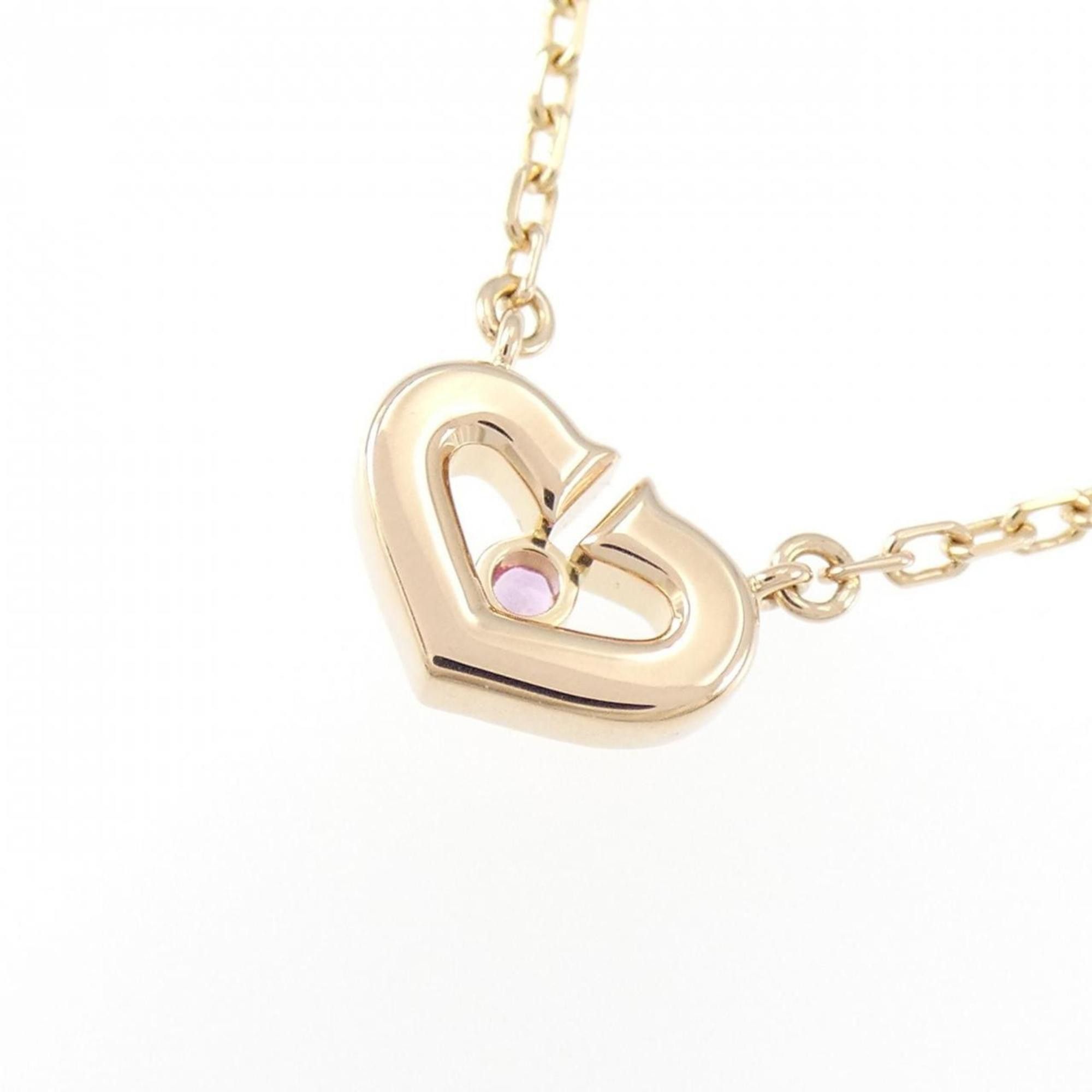 Cartier Cartier C heart necklace Size ONE SIZE - 3 Thumbnail