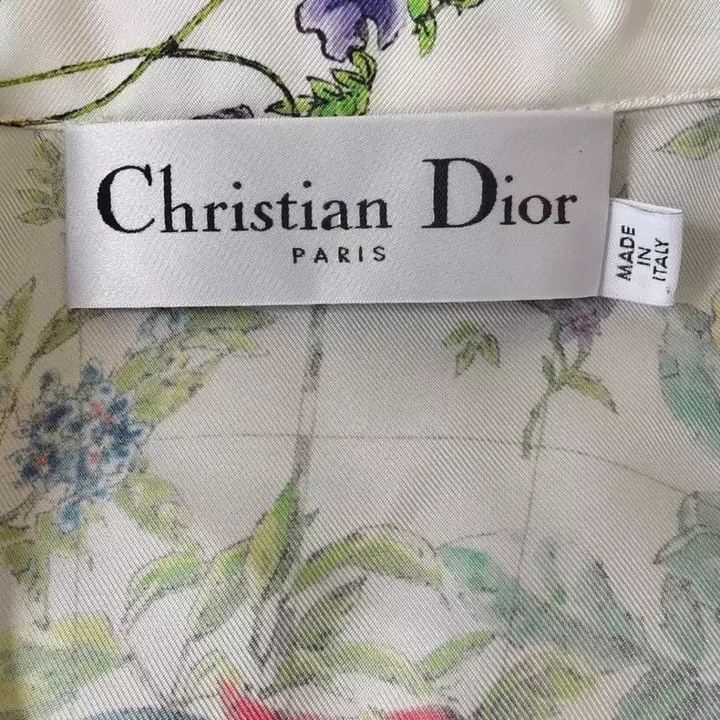 Dior dior floral print short sleeve shirt Size US S / EU 44-46 / 1 - 3 Thumbnail