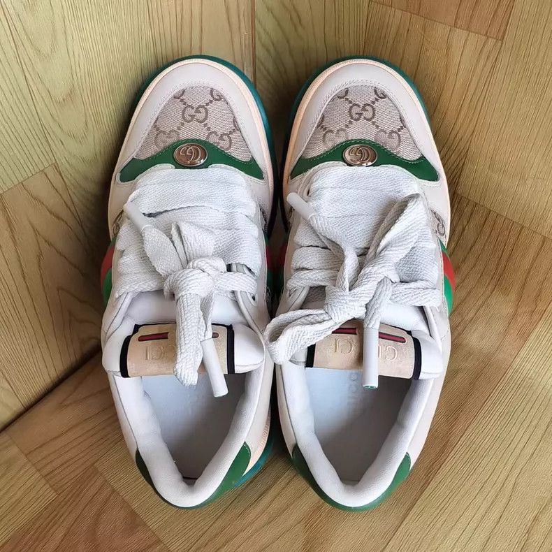 Gucci gucci screener low-top sneakers in beige Size US 7.5 / EU 40-41 - 7 Thumbnail