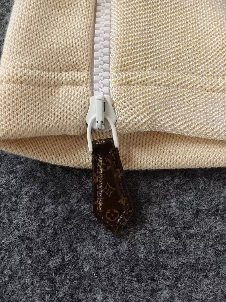 Louis Vuitton beige color block zippered track pants Size US 26 / EU 42 - 6 Thumbnail