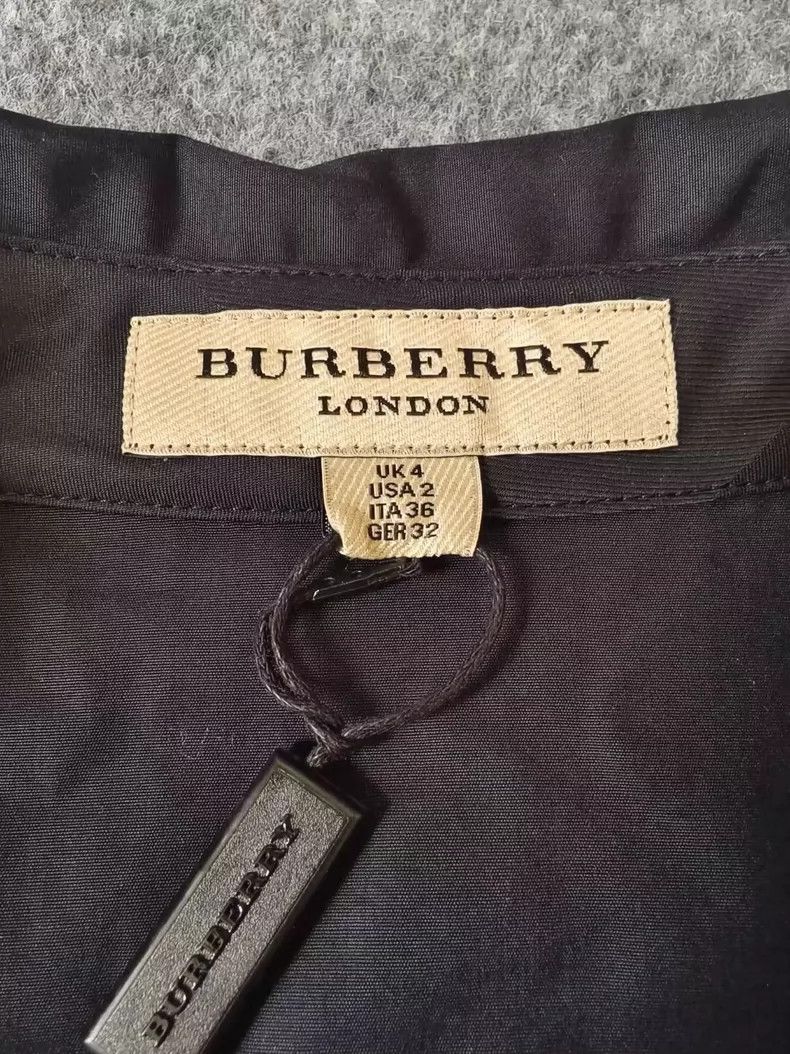 Burberry Burberry Black Cotton Collar Dress Shirt Size US M / EU 48-50 / 2 - 3 Thumbnail
