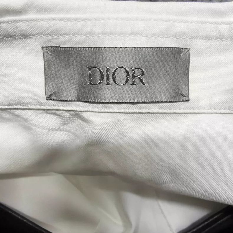 Dior Dior Long Sleeve Shirt with Logo Embroidery Size US M / EU 48-50 / 2 - 3 Thumbnail