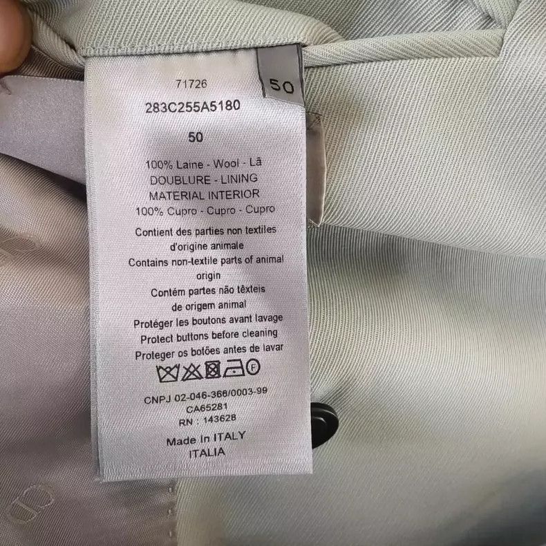 Dior dior qblique mint green suit jacket Size US M / EU 48-50 / 2 - 4 Thumbnail