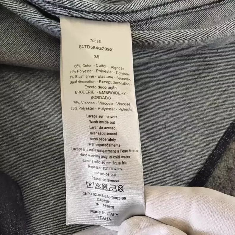 Dior dior x travis scott geometric long sleeve shirt Size US M / EU 48-50 / 2 - 4 Thumbnail