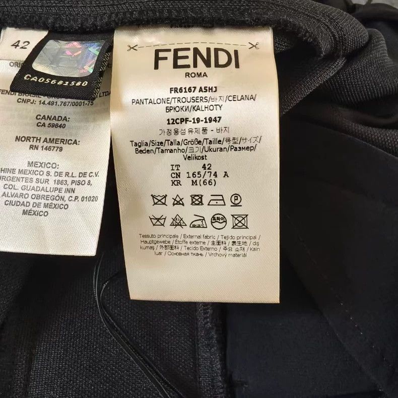 Fendi Fendi Monogram Side Long Pants Size 42 Size US 42 / EU 58 - 4 Thumbnail