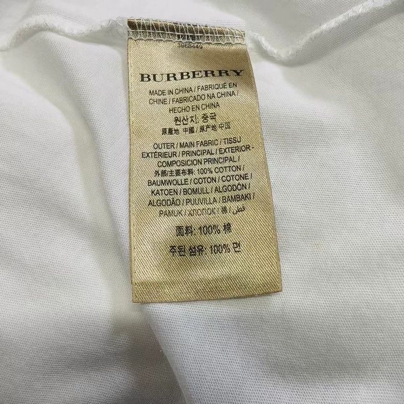 Burberry Burberry Embroidered Horse Short Sleeve Shirt Size US XL / EU 56 / 4 - 4 Thumbnail