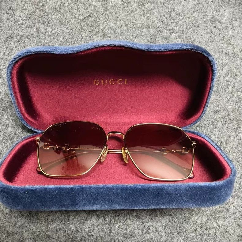 Gucci gucci pink sunglasses with gradient lenses Size ONE SIZE - 7 Thumbnail